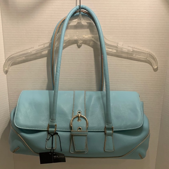 New York & Company Handbags - NWT New York & Company Powder Blue Purse